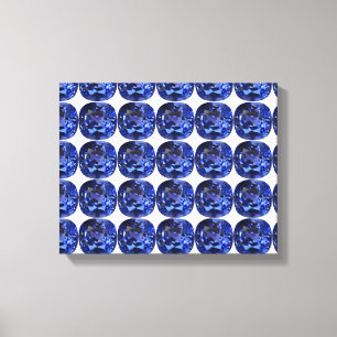 Toile Bleu saphir