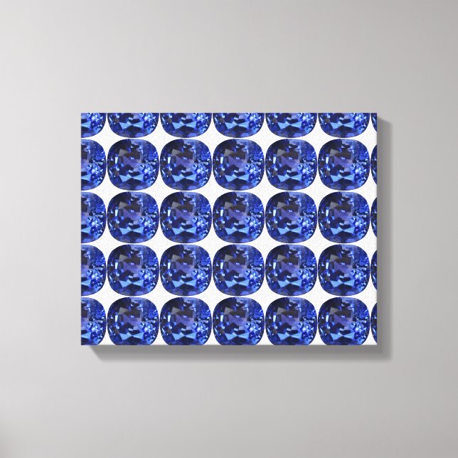 Toile Bleu saphir (Recto)