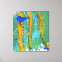 Bleu, vert et jaune (étude des couleurs) #1