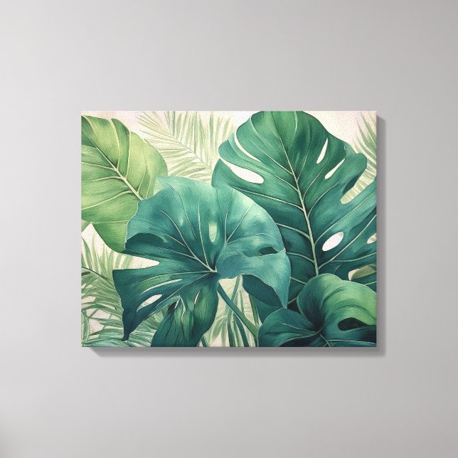 Toile Bliss botaniques tropicaux (Recto)
