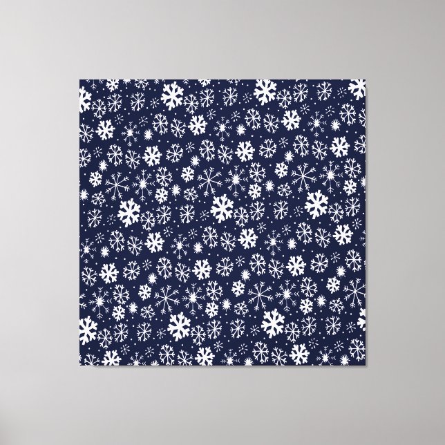 Toile Blizzard De Feu De Neige Dessiné À La Main Avec Bl (Recto)