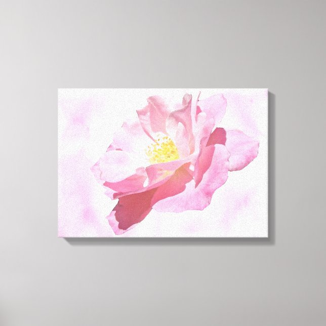 Toile Blossom Rose Cultivé Totalement Rose (Recto)