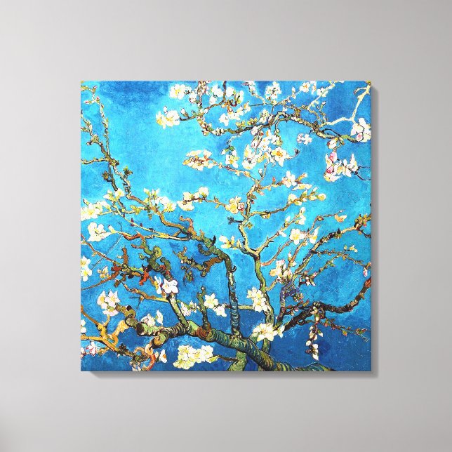 Toile Blossoming Almond Tree Van Gogh Fine Art (Recto)