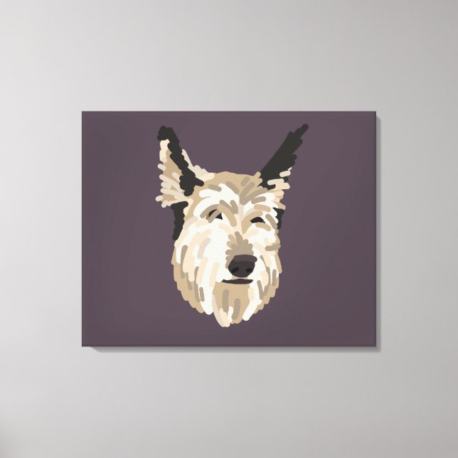 Toile Blu Portrait Canvas Art - Arrière - plan (Recto)