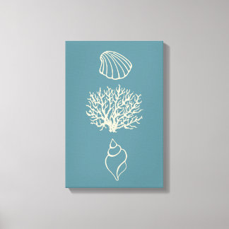 Toile Blue Beach Art Canvas