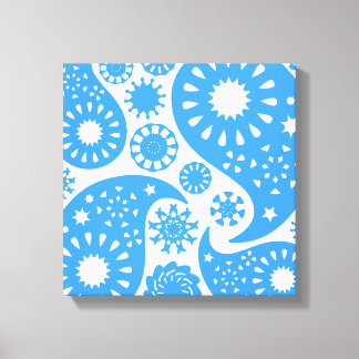 Toile Blue Paisley.