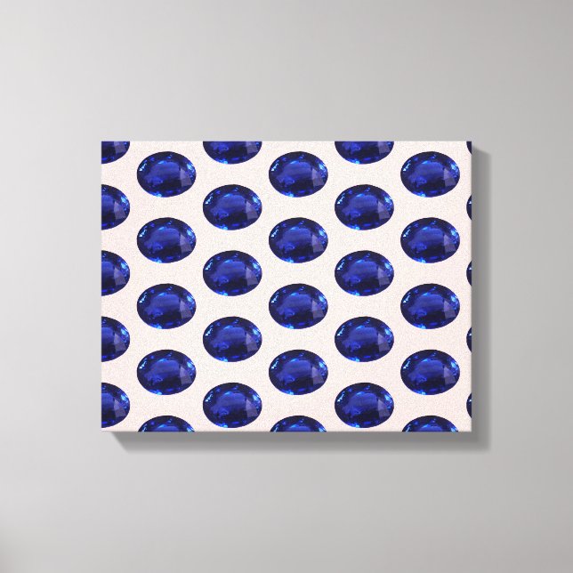 Toile Blue Sapphire (Recto)