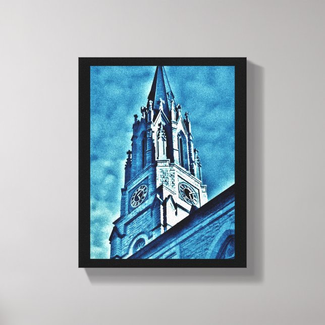Toile Blue Steeple (Recto)