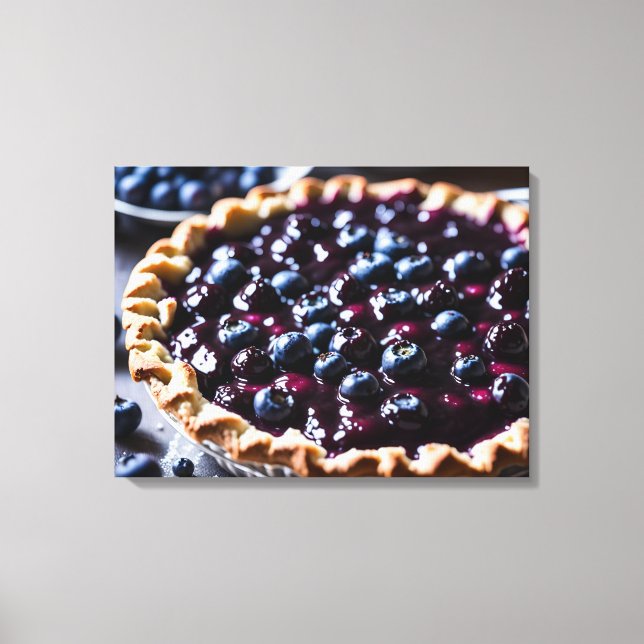 Toile Blueberry Pie (Recto)