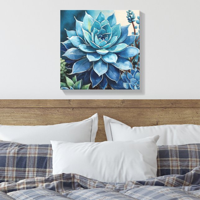Toile Blues du désert (Insitu(Chambre))