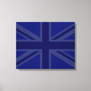 Toile Blues pour un drapeau britannique Union Jack