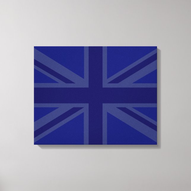 Toile Blues pour un drapeau britannique Union Jack (Recto)