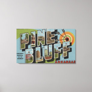 Toile Bluff de pin, Arkansas (capital de tir à l'arc)