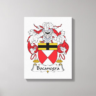 Toile Bocanegra Family Crest