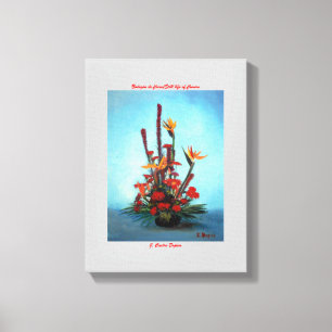 Toile Bodegón de flores/Nature morte des fleurs