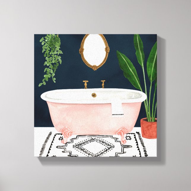 Toile Boho Bath II (Recto)