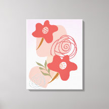 Boho floral flottant