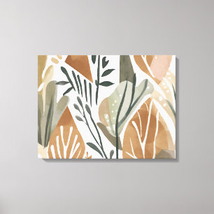 Toile Boho jungle Feuilles Art botanique Simple Moderne