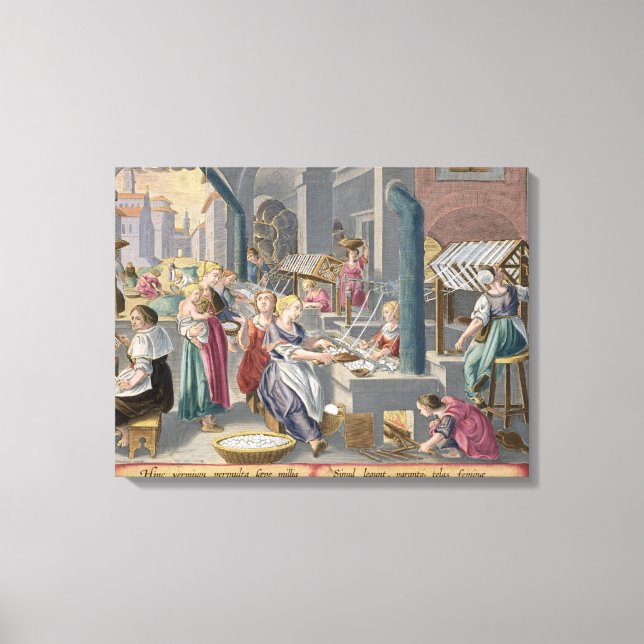 Toile Boiling the Cocoons (Recto)