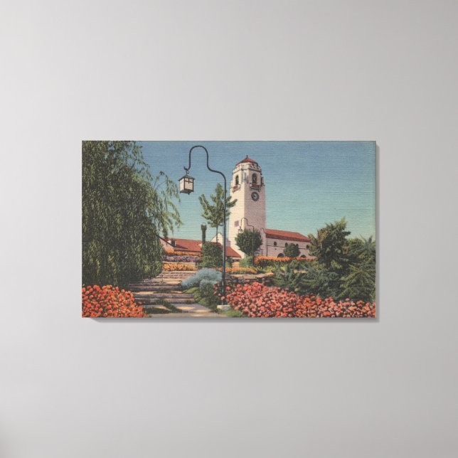 Toile Boise, ID - Vue de l'Union Pacifique (Recto)