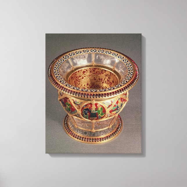 Toile Boîte avec pinque-à-jour et cloisonne (Recto)