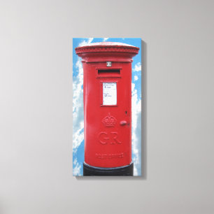 Toile Boîte britannique rouge de courrier