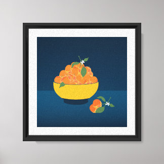 Toile Bol de Prospérité – Mandarines d'Abondance