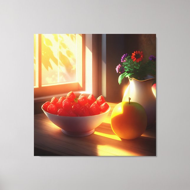 Toile Bol soleil de fruits et fleurs 10 (Recto)