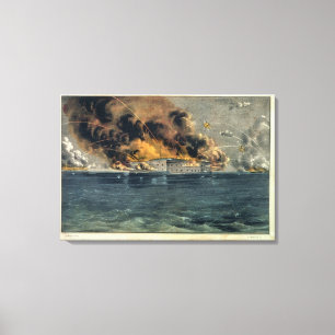 Toile Bombardement de fort Sumter