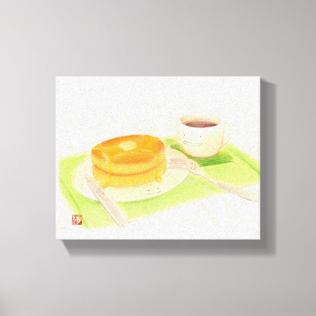 Toile Bon appétit "pancake" (Recto)