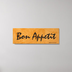 Toile Bon Appetit Toscane Orange Peinture