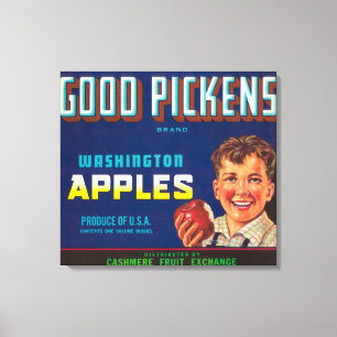 Toile Bon Pickens Apple marquent - le cachemire, WA
