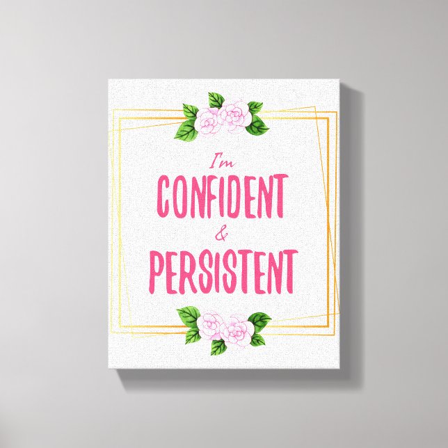 Toile bon positif citations de bonnes vidéos succès (Recto)