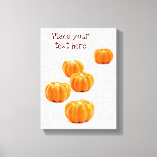 Toile bonbons citrouille Halloween (Recto)