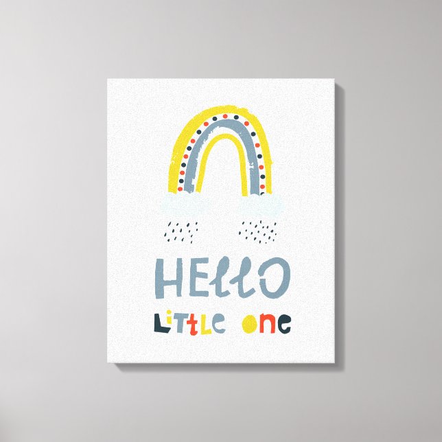 Toile Bonjour Mon Petit Un Arc En Arc En Arc (Recto)
