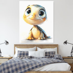 Toile Bonjour, Petit Explorateur ! – Mur d'adorable bébé