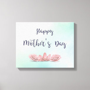 Toile Bonne fête des mères à maman avec Flower