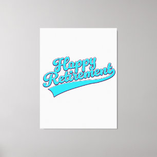 Toile Bonne retraite édition bleue