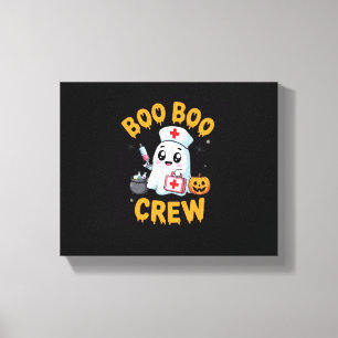 Toile Boo Boo Crew Nurse Cute Ghost Halloween Nurse Es