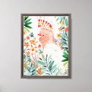 Toile BOOFUS the Pink Cockatoo