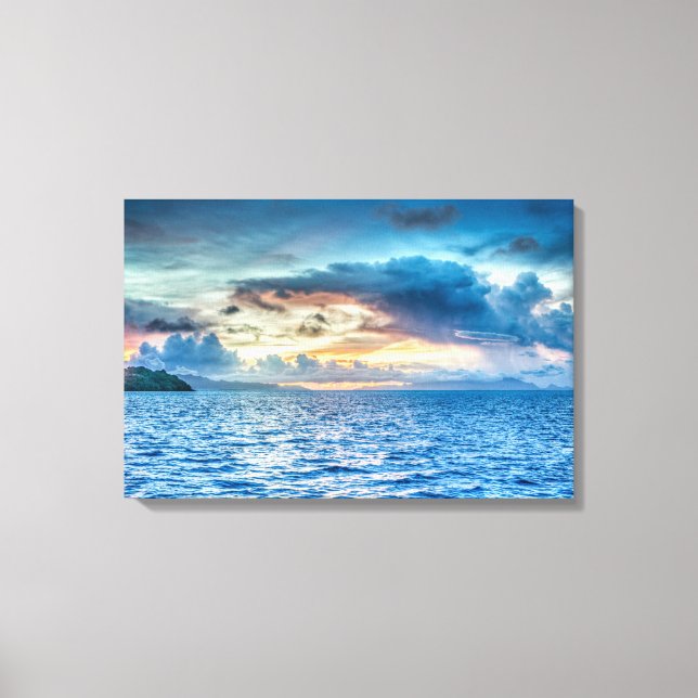 Toile Bora Bora Ocean View Photographie (Recto)