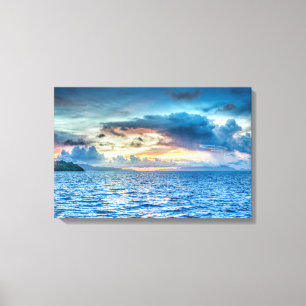 Toile Bora Bora Vue Océan