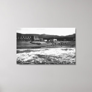 Toile Bord de la mer, photographie de plage de l'Orégon
