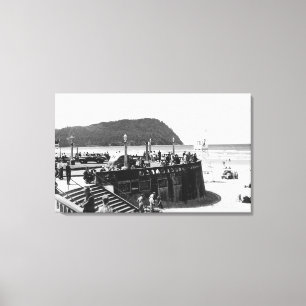 Toile Bord de la mer, revirement de l'Orégon et tête de