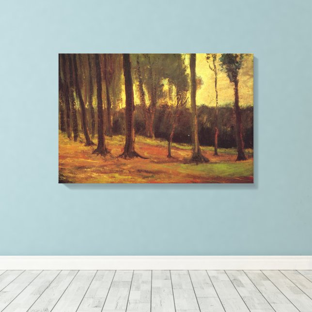 Toile Bord d'un bois par Vincent van Gogh (Insitu (Plancher de Bois))