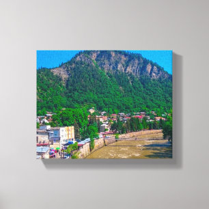 Toile Borjomi Redosrt Georgia Kura Caucuses Montagnes