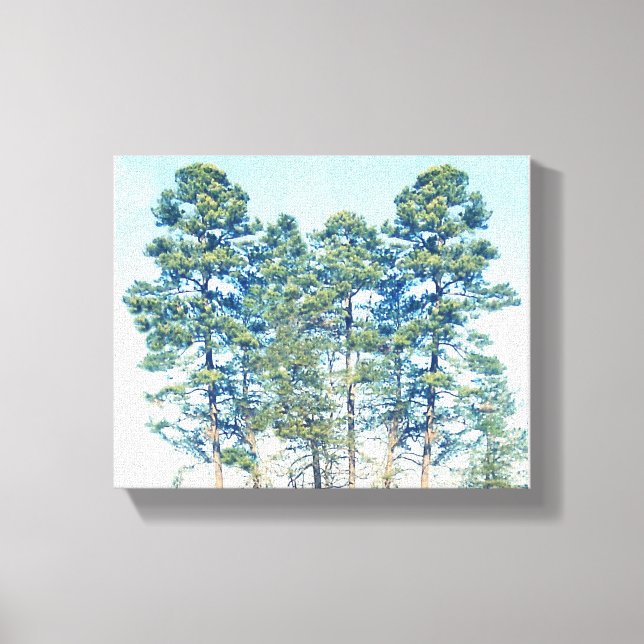 Toile Bosquet d'arbres (Recto)