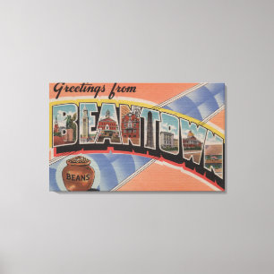 Toile Boston, le Massachusetts (ville d'haricot)