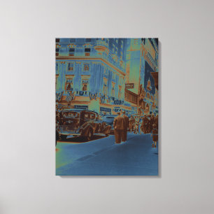 Toile Boston Parker House Hotel 1930's Photograph Car