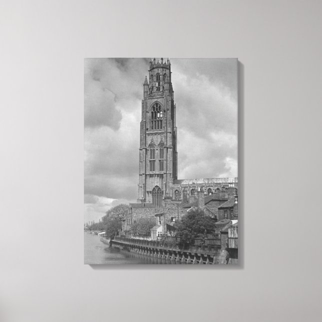 Toile Boston Stump and River Welland, Lincolnshire (Recto)